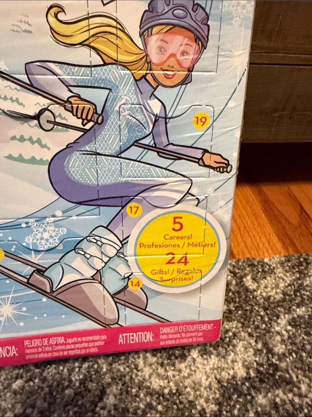 Barbie careers Advent Calendar 2016 - Pink and Blue - Picture 3 of 4